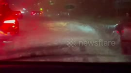 US: US: Flooding Hits Parts Of Massachusetts Amid Severe Thunderstorm Watch