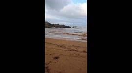 Secuelas de las torrenciales lluvias, caídas en poco tiempo.