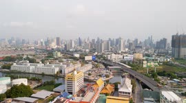 Bangkok Thailand Aerial City View
