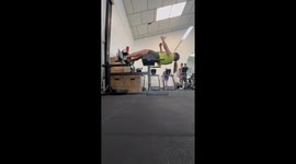 Gym Equipment Comes Apart During Woman's Workout