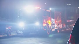 USA: Apartment Fire in Harvard Heights