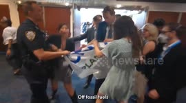 USA: POP just disrupted Val Smith, Citi Greenwashing-in-Chief, at a “Global Energy Transition Conference