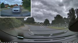 Impatient and badly behaved drivers around learner driver struggling at busy roundabout.