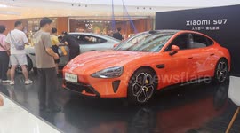 China: Citizens Experience Xiaomi SU7 New Energy vehicles in Yichang