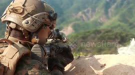 South Korea: U.S. Marines execute a squad live-fire range during Korea Viper 24.2