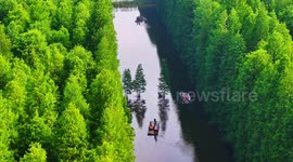 China: Water Forest Park in Huai'an