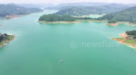 China: Wanfeng Lake Scenery in Xingyi