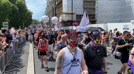Tens of thousands of people take part in London Pride 2024