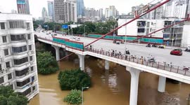 China: Officer And Soldier Disaster Relief in Liuzhou