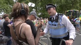 Clashes at Pride rally in Central London as marchers meet religious counterprotestors