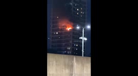 North Woolwich flats engulfed in blaze, dramatic rescue ensues
