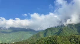 China: Time-lapse Video Show Jinfo Mountain Scenery in Chongqing