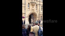 UK: Japanese Emperor And  Empress Visit Oxford University 2