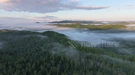 China: Wuying National Forest Park Scenery in Yichun