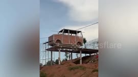 Locals baffled by house shaped like car