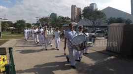 Brazilian Navy Personnel Salute a Boy Who Pays Attention ...