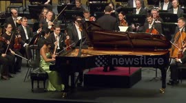 Berlin Philharmonic musicians visit China's Shanghai