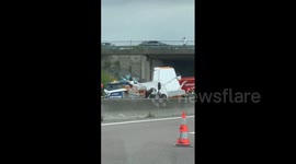 France: 3 Killed In Plane Crash On A4 Highway Near Paris 2