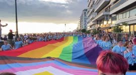 Thousands Join Huge EuroPride Parade in Greece - Vibrant Celebrations of Equality, Unity and Love at Europe's Largest Pride Parade