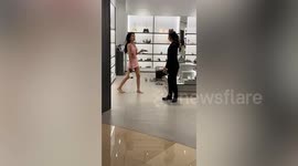 Thai ladyboy causes chaos inside world's former tallest building in Taiwan