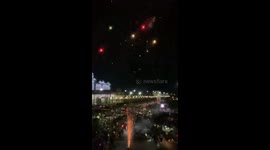 Hyderabad celebrates India's Cricket win over South Africa with explosive street celebration