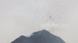 Mount Etna Summit Crater erupting 2