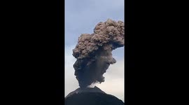 Mount Lewotobi in Indonesia erupted, a number of flights were cancelled