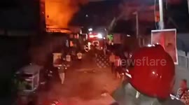 Terrible Fire in Indonesia, Father and Son Died in Fire while Deep Sleeping