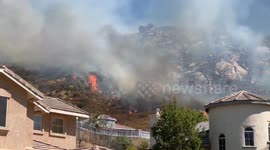 US: Sierra Fire Erupts In Fontana, California, Burning 400 Acres 3