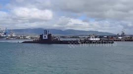 Korean submarine arrives in Hawaii for joint navy exercises