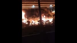 Fire at Ramkhamhaeng station temporarily closes Airport Link in Bangkok
