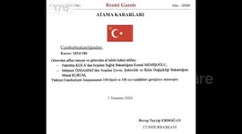 Turkish president appoints new health, environment ministers