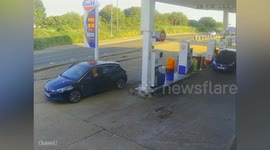 CCTV shows alleged 'fill and dash' driver making off with £120 worth of fuel