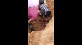 Labourer miraculously saved after being buried alive for 30 minutes in India