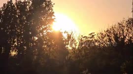 Sun sets over the golden ball in High Wycombe Buckinhamshire