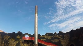 New energy taxi battery swap station put into operation in China's Xinjiang