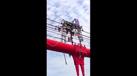 Chinese-developed robot inspects bridge cables