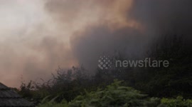 Toxic smoke threatens Cornish Holiday Park in major fire