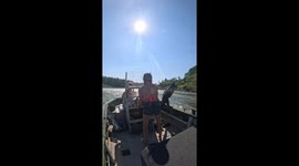 Close Call During Girls' Boating Trip