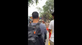 Rohit Sharma dances in celebration as India's T20 World Cup Champions land in Delhi