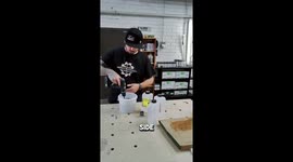 Crafting a unique end table with beautiful wood and epoxy resin