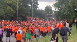 EURO 2024: Dutch Fans Dance On Munich Streets Ahead Of Match Against Romania 2