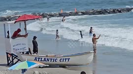 USA Weather: Heatwave in Atlantic City, New Jersey