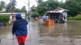 Hurricane Beryl passes over Jamaica