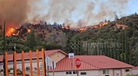 US: Rapidly Spreading ‘French Fire’ Prompts Evacuations In Mariposa County, California