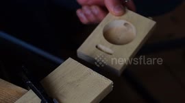 Carving a small Wooden Jewelry bowl - relaxing ASMR video, no music and talking