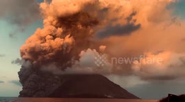 Italy: Stromboli Erupts Following Gradual Increase In Volcanic Activity