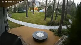 Hurricane hits Okhta-Park: trees down, no injuries reported