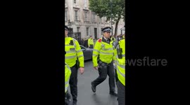 UK: People Gather On Streets To See Rishi Sunak Leave Downing Street After Election Loss 2