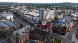 YMCA Aerial footage Watford Hertfordshire